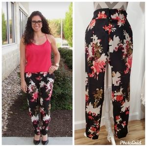 LOFT Marisa Floral Pants